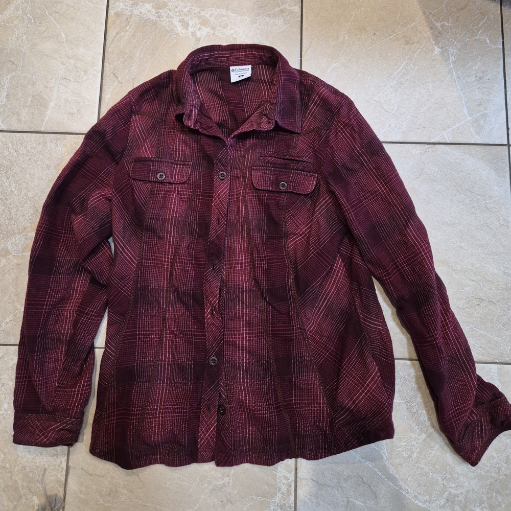 Women's Columbia Flannel Shirt Medium